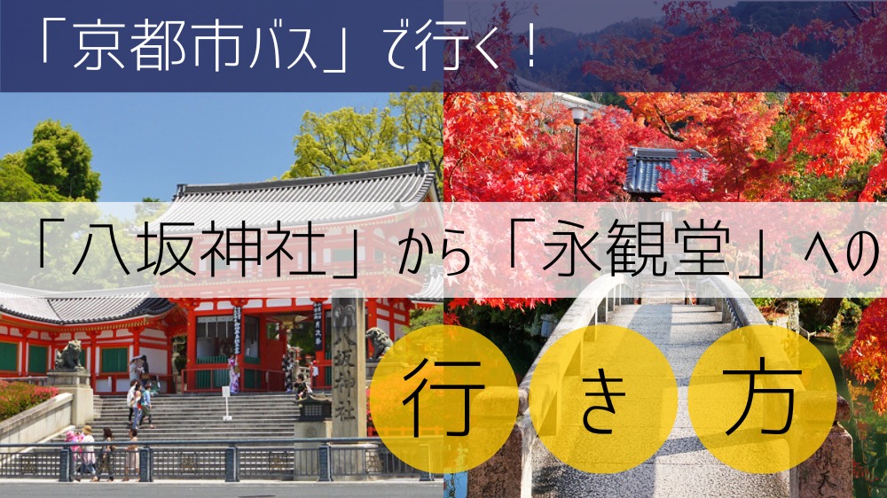 【京都市バス】 八坂神社から永観堂への行き方